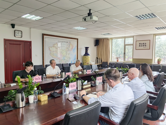 圖為會見現(xiàn)場